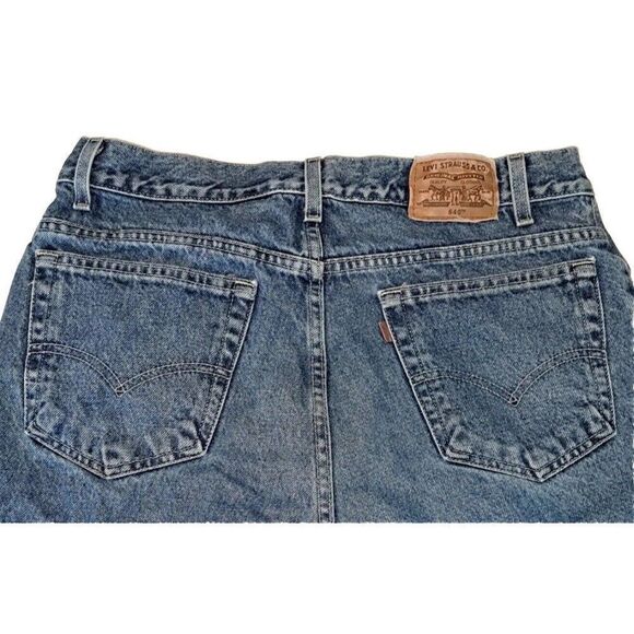 Levi Strauss 540 Men's Blue Relaxed Fit Jeans 36x30 - Picture 3 of 5